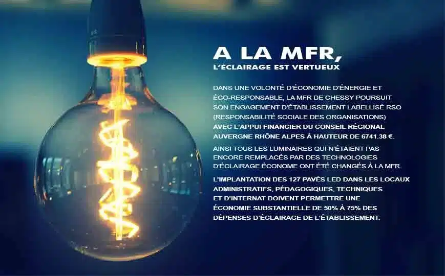ampoule a filament allumee symbole d economie d energie aux
