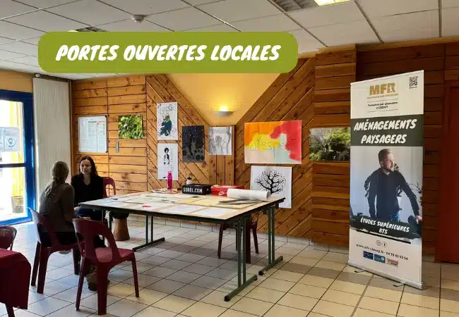 mfr portes ouvertes locales presentation formations amenagem