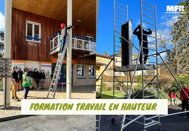mfr rhone formation travail en hauteur sur echafaudage et ec