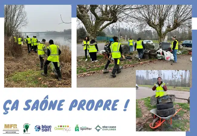 operation nettoyage des mfr du rhone des jeunes en gilets ja